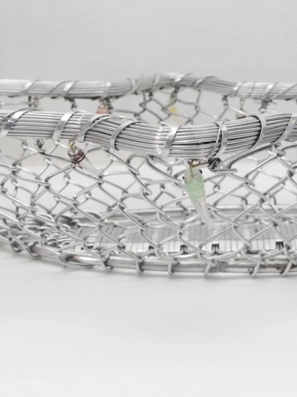 Wire Fish Basket Aluminum Chain Link Large 21